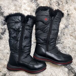 Cougar Canada Bistro Faux Fur Boots Black Size 8M